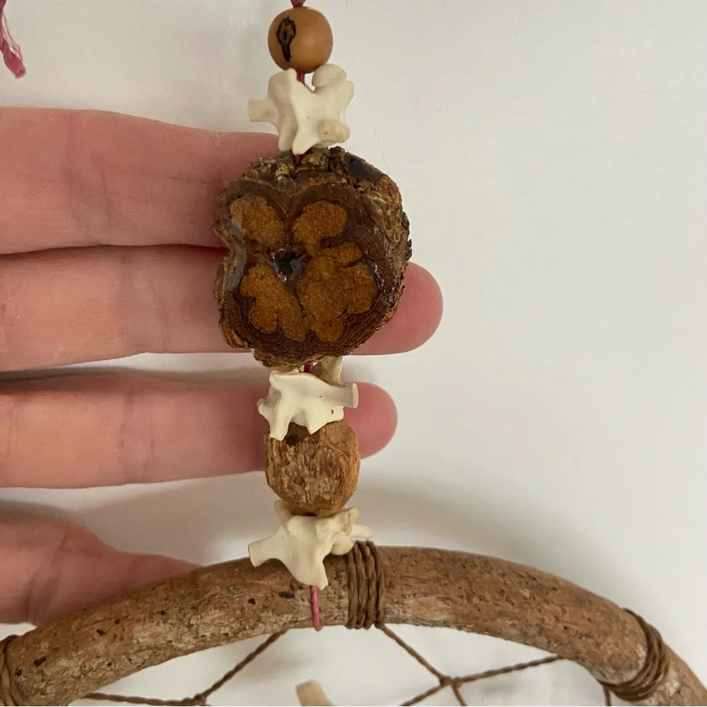 Handmade Unique Peruvian Ayahuasca Root‎ Ceremony Dream Catcher